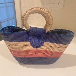 New! Girls Handwoven Straw Bag or Purse